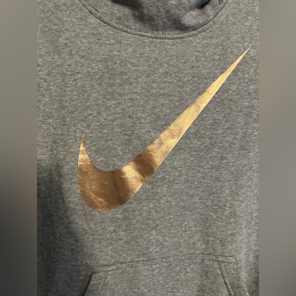 Nike Gray Cowl Hoodie - Picture 3 of 9